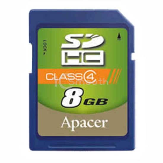 AP8GSDHC4-B - Apacer Memory America - Memory Cards