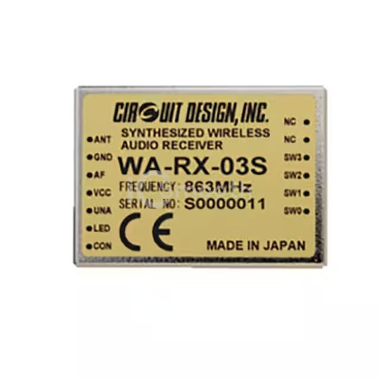 WA-RX-03S - Circuit Design - RF Receivers