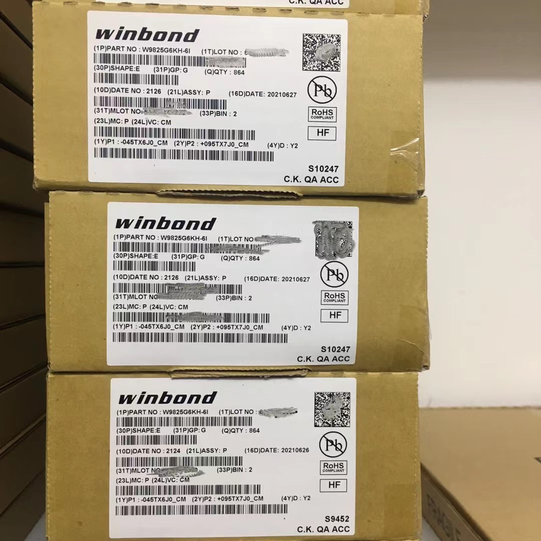 Winbond W9825G6KH-6I 256Mb SDRAM Memory IC